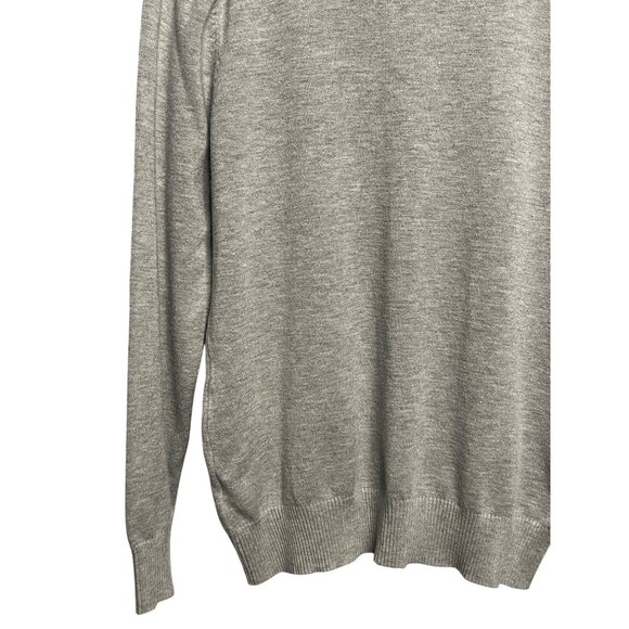 Joseph A. Men's Size M Grey Turtleneck Sweater Stretch Ribbed SOFT Comfortable - Picture 9 of 16